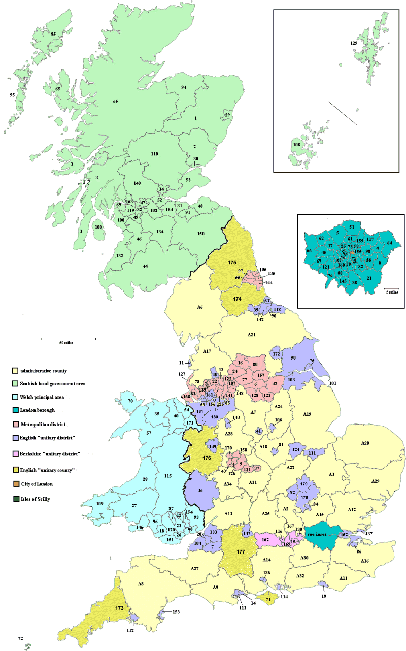 england city names list